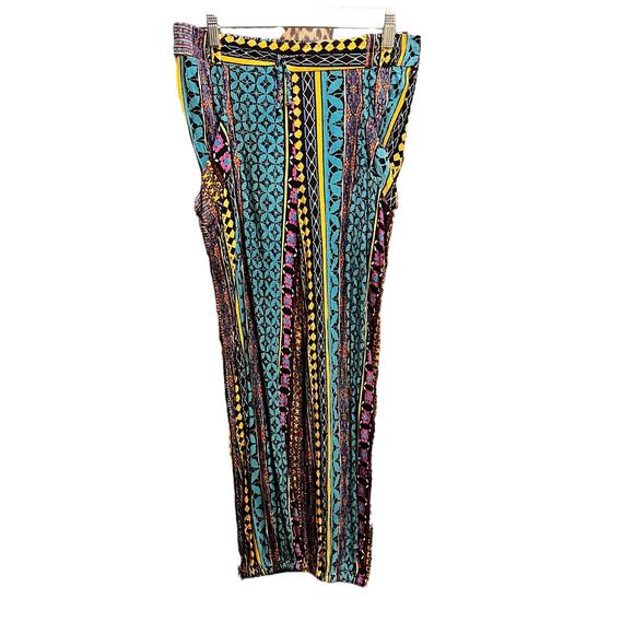 Free People Pants - Free People Boho Print Jogger Baggy Leg Pants S